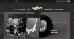 Desktop Screenshot of mataderorecords.com